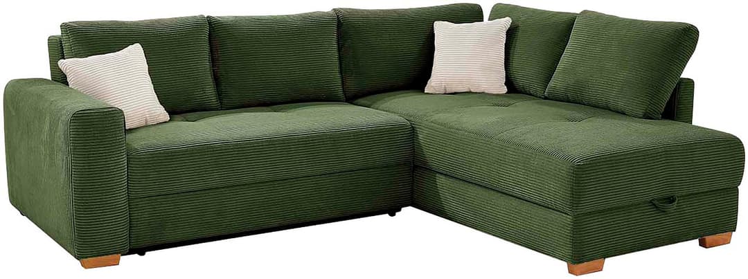 Jockenhöfer Gruppe Ecksofa Sunset L-Form | Grün