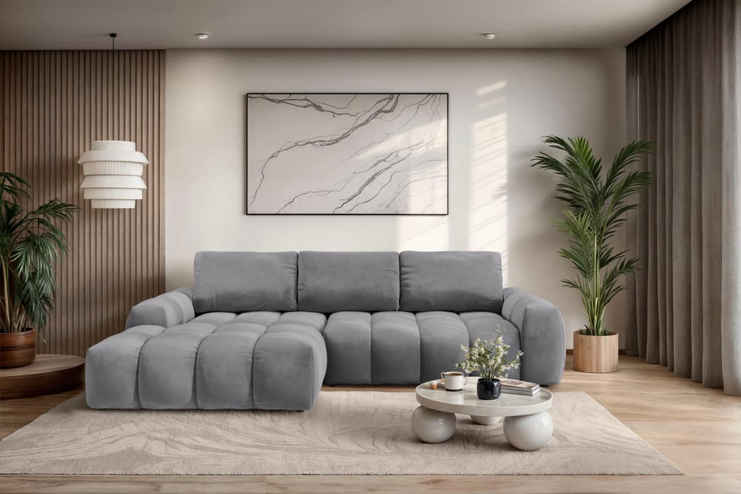 OTTO home Ecksofa AZITA L-Form | Grau