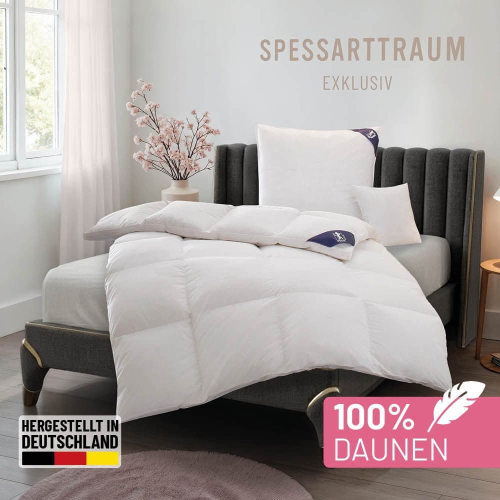 SPESSARTTRAUM Daunenbettdecke Exklusiv | Weiß