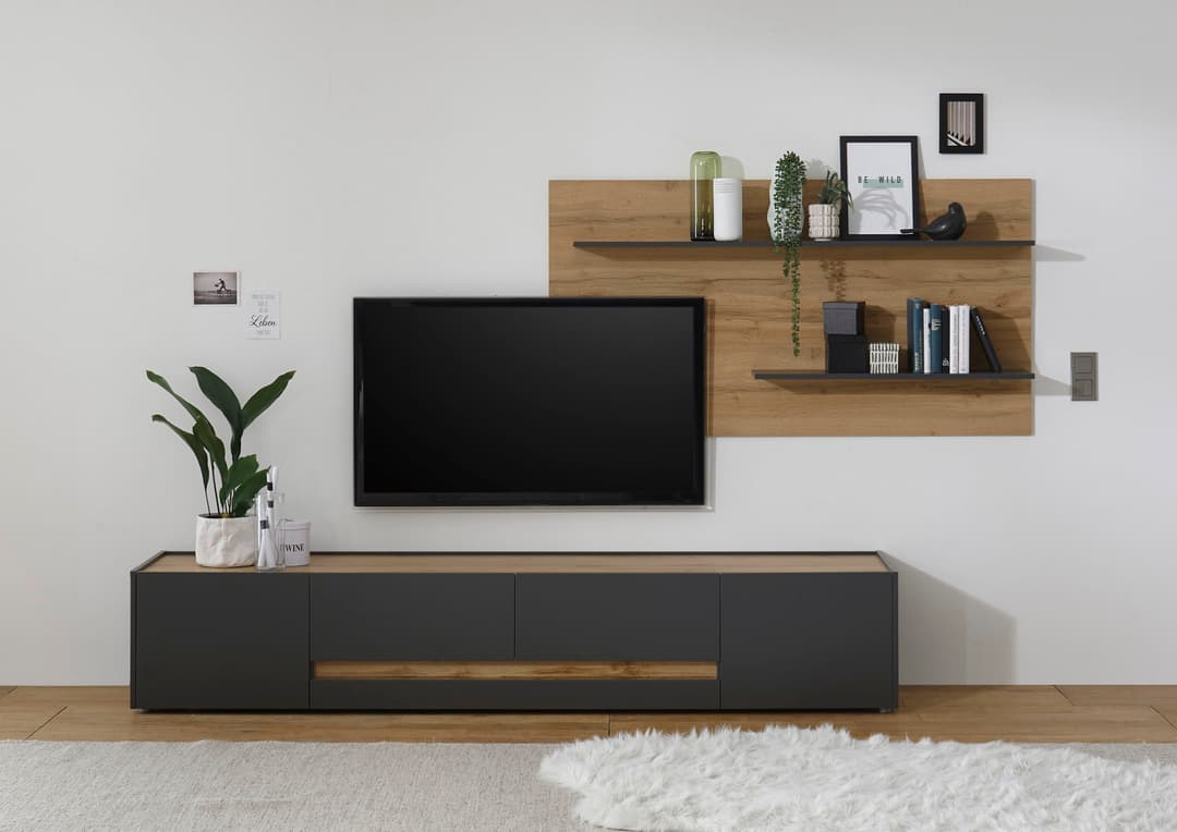 Home affaire Wohnwand City/Giron | Grau
