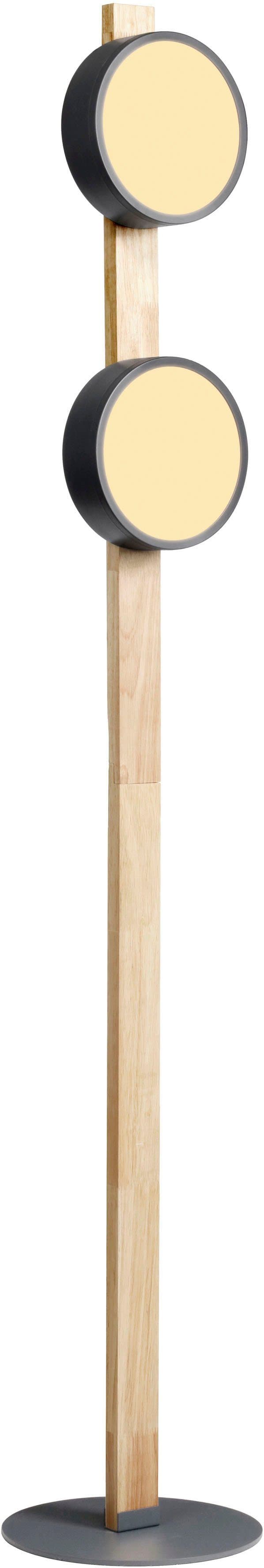 andas LED Stehlampe Fjälla | Holztöne