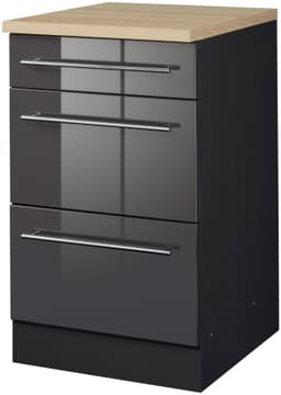 KOCHSTATION Unterschrank KS-Wien | Grau