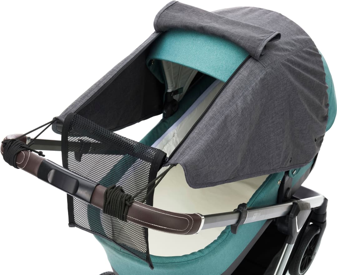 Fillikid Kinderwagen-Sonnenschutzhülle Sonnenschutz Deluxe | Grau