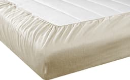 SETEX Spannbettlaken GOTS Feinbiber | Beige