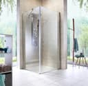 welltime Eckdusche Florenz 2.1 | Silber