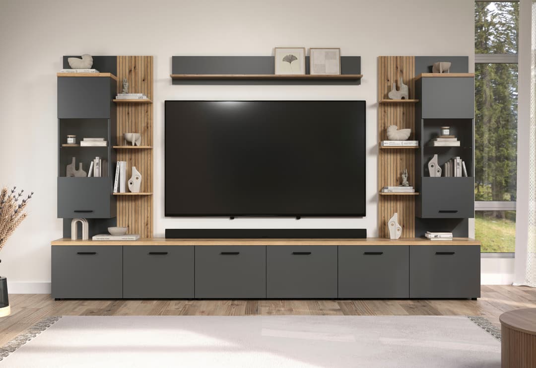 Home affaire Hängevitrine Bajo | Braun