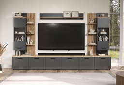 Home affaire Hängevitrine Bajo | Braun