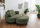 ATLANTIC home collection Loveseat Ravi | Grün