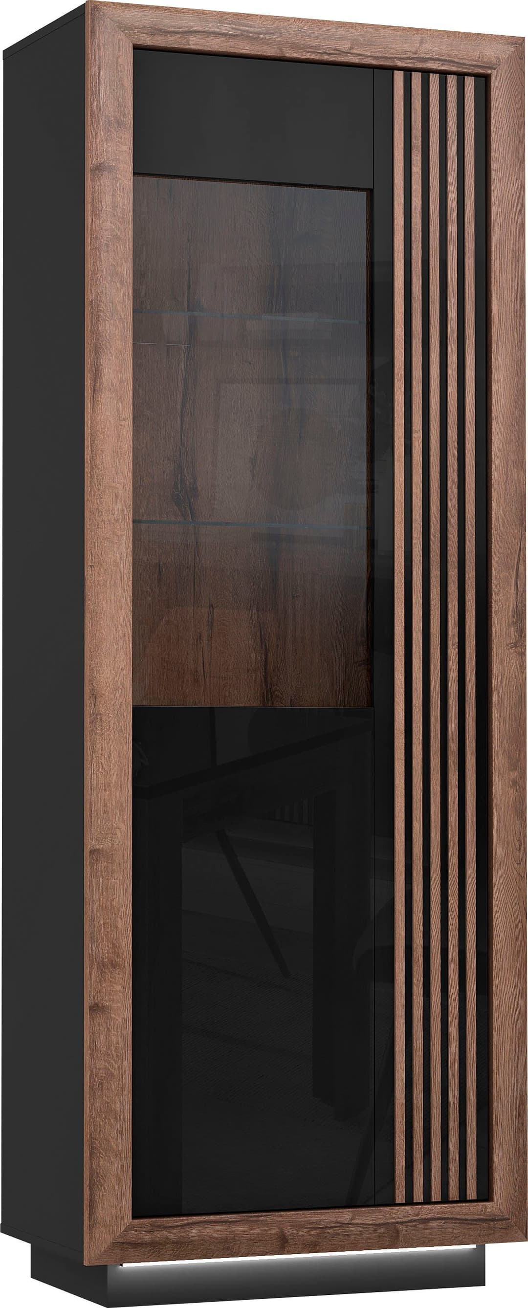 FORTE Highboard Savona | Schwarz