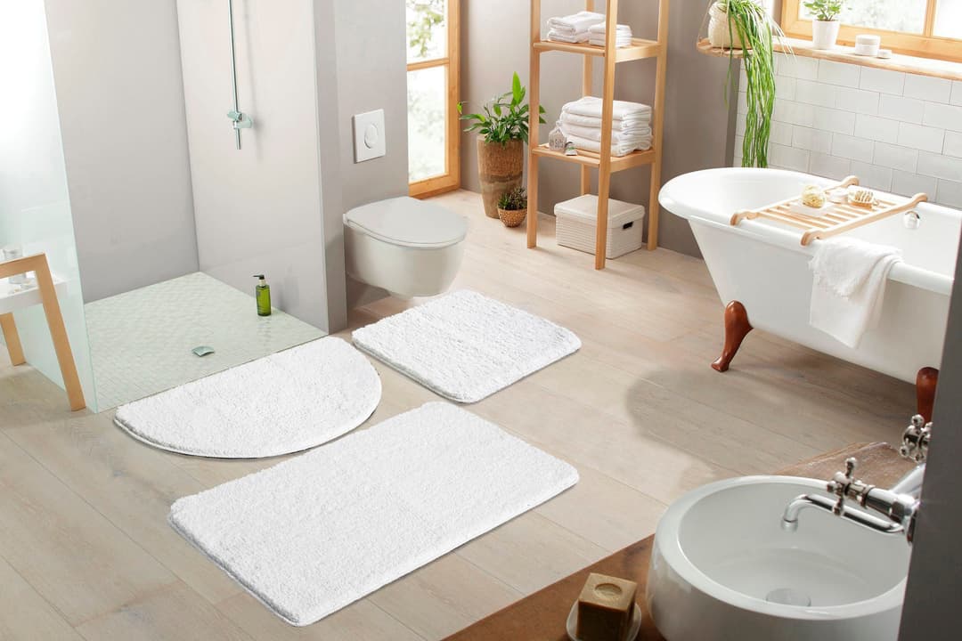 OTTO home Badematte Inga | Weiß