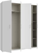 FORTE Kleiderschrank | Weiß 5