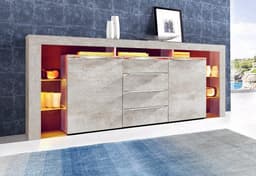 borchardt Möbel Sideboard Lima | Grau