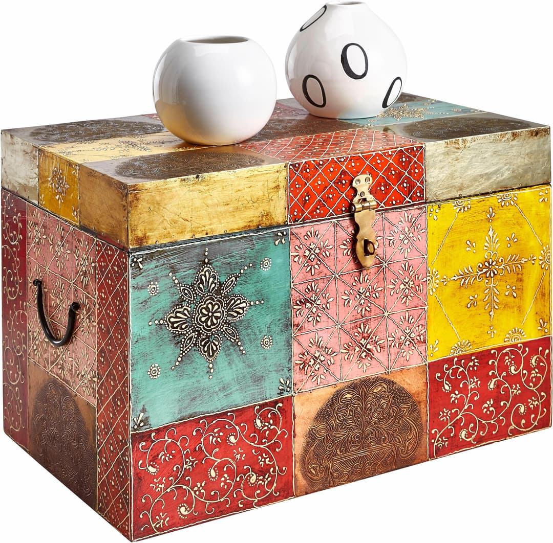 OTTO home Truhe Vivek | Mehrfarbig