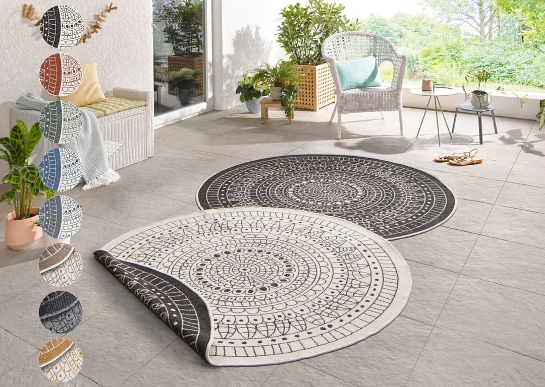 HANSE Home Teppich Porto | Schwarz