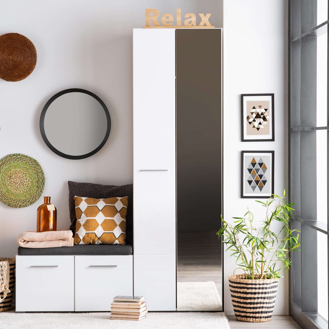 Home affaire Garderobenschrank Beny | Weiß