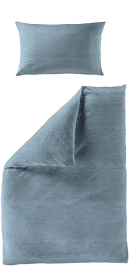 BIERBAUM Bettwäsche Chic Uni | Blau