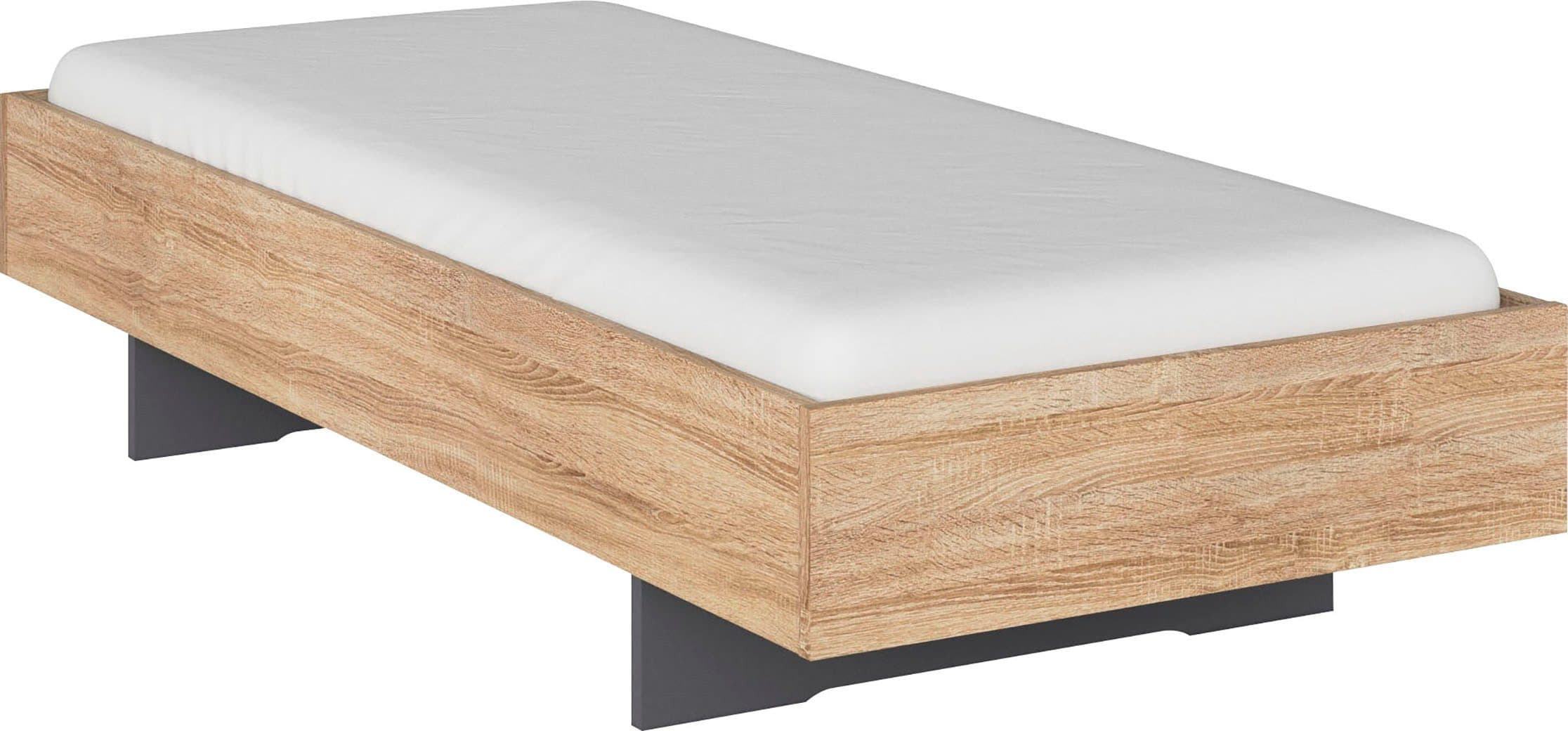 rauch Futonbett Phoenix | Struktureiche hell