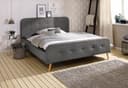 Home affaire Polsterbett Amrum | Grau