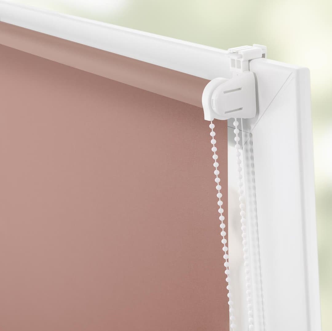 Seitenzugrollo Uni Rollo | Rosa