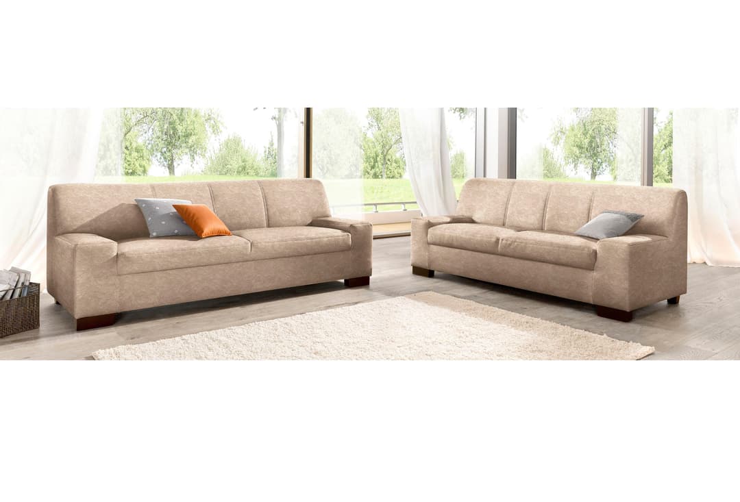 DOMO collection Polstergarnitur Norma | Beige