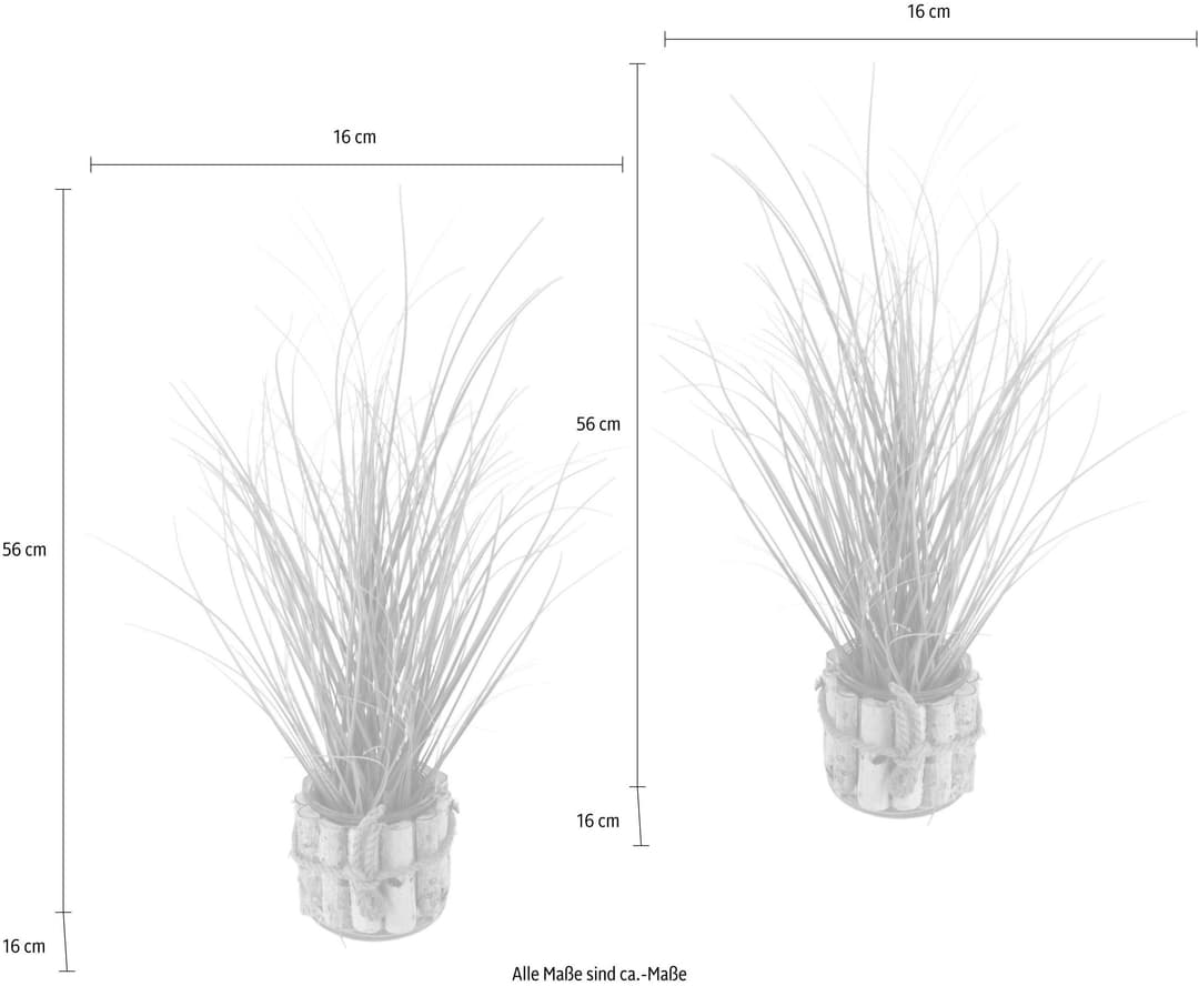 Kunstpflanze Gras | Grün