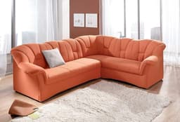 DOMO collection Ecksofa Papenburg | Terrakotta