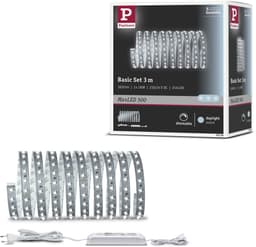 Paulmann MaxLED 500 LED-Streifen Basisset 3m | Silber