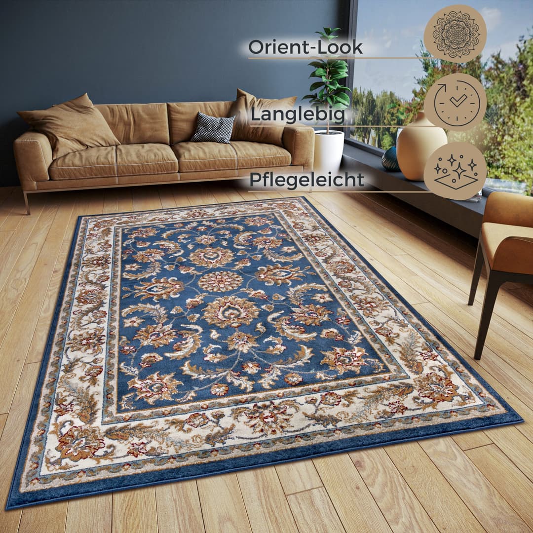 HANSE Home Teppich Reni | Blau