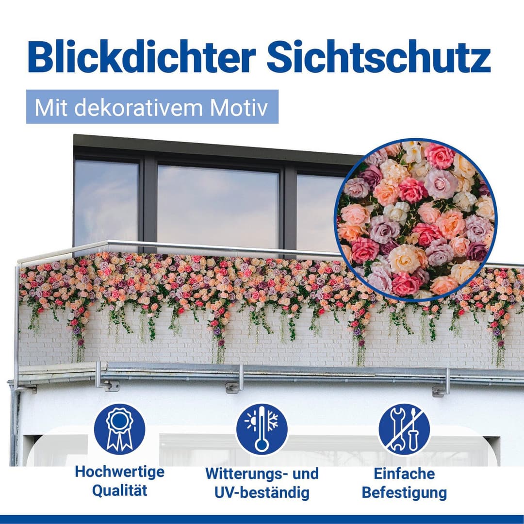 Maximex Balkonsichtschutz | Mehrfarbig