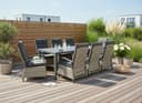 KONIFERA Garten-Essgruppe Menton | Grau