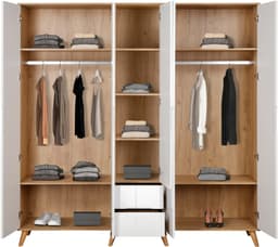 OTTO home Kleiderschrank Lund | Weiß