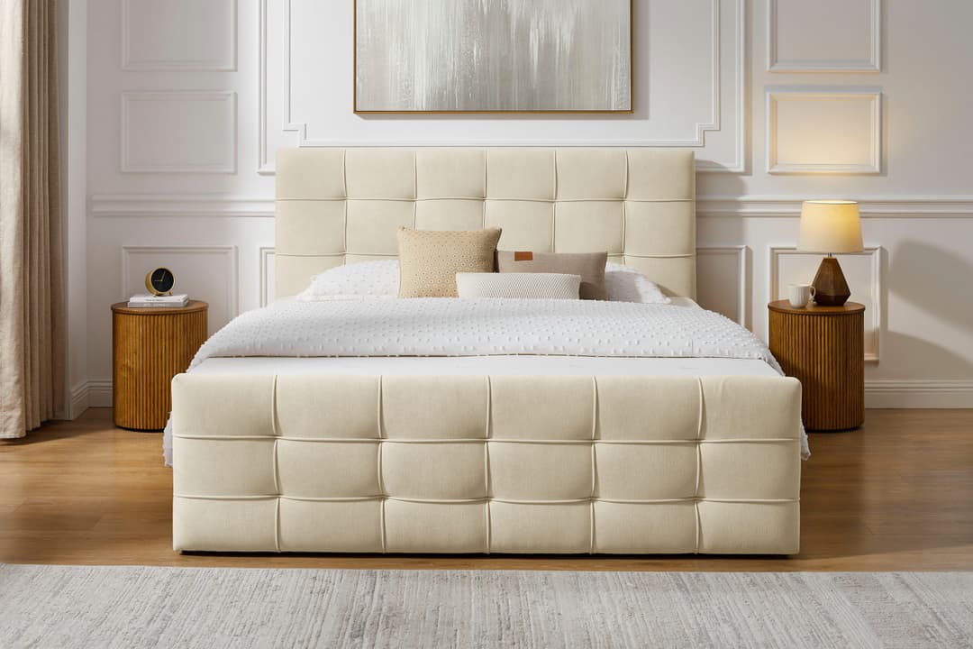 OTTO home Boxbett Lilienne | Beige