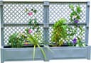 KHW Spalier-Pflanzkasten-Set | Grau