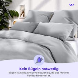 Wolkenfeld Kissenbezug Mikrofaser | Grau