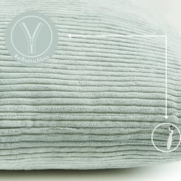 Andiamo Dekokissen Cord Kissen Emy | Grün