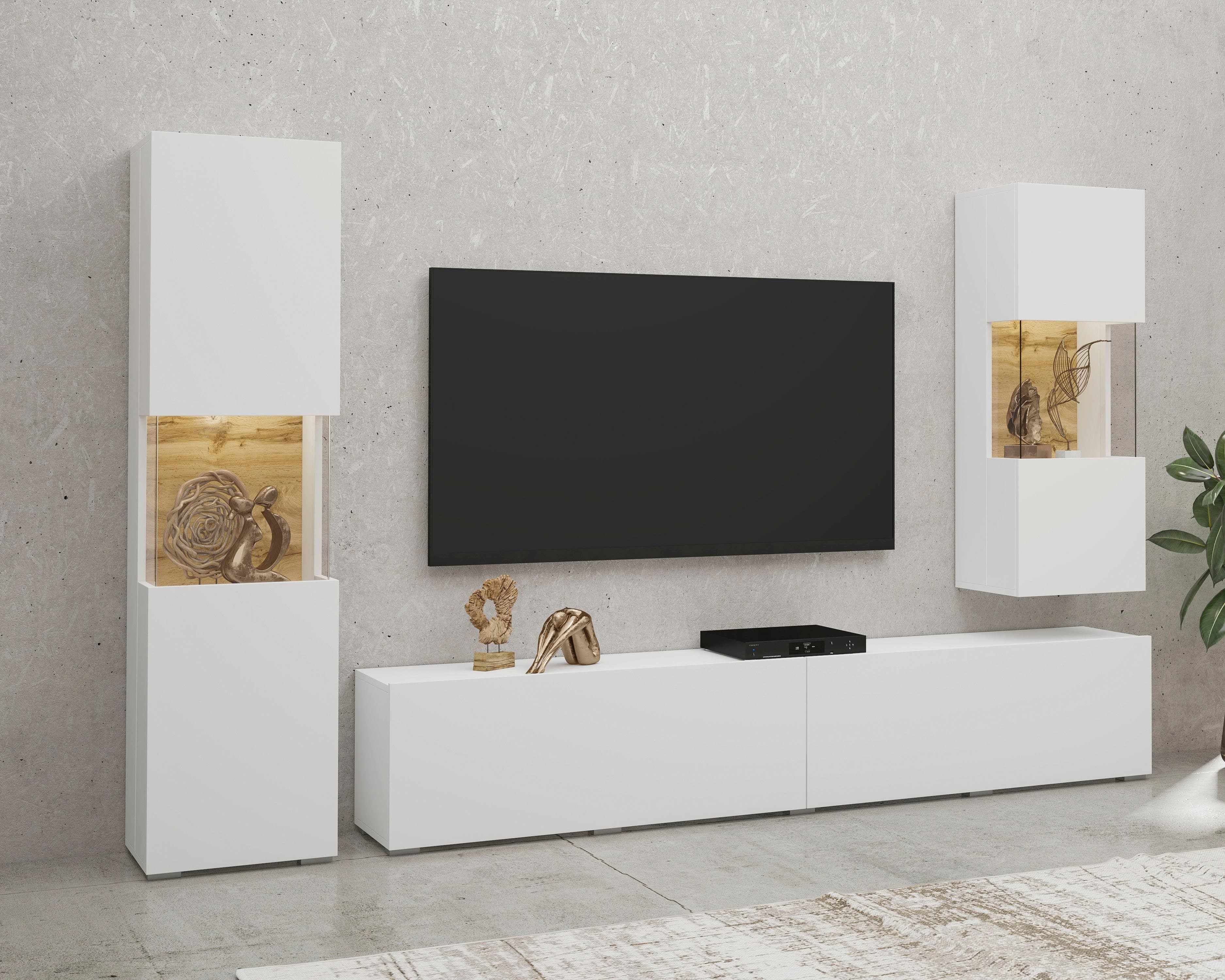 Home affaire Wohnwand Ava | Weiß