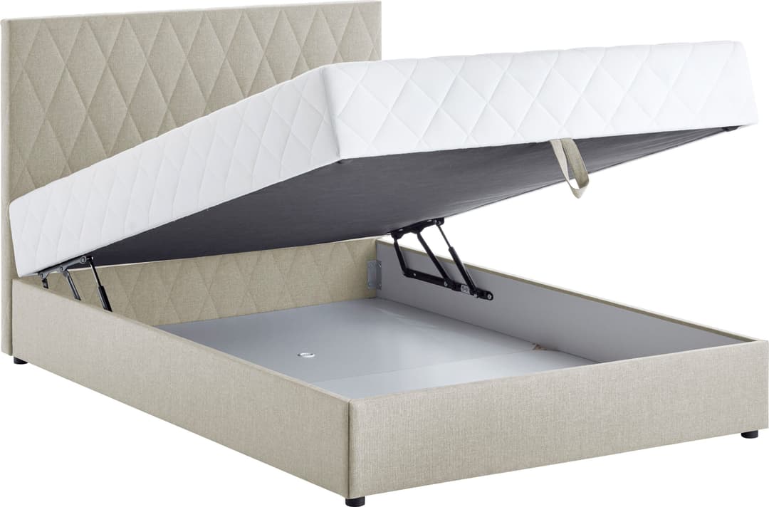 ATLANTIC home collection Boxbett "Benita" | Beige
