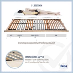 Beco Medistar Lattenrost | Holztöne