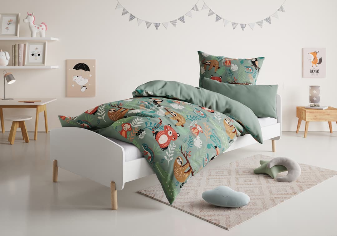 OTTO home CUDDLEE Bettwäsche-Set | Grün