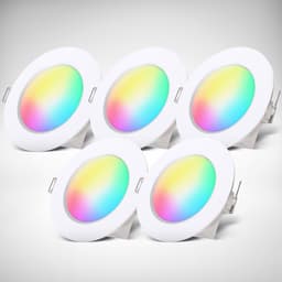 B.K.Licht LED Einbauleuchten 5er Set | Weiß
