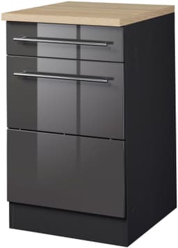 KOCHSTATION Unterschrank KS-Wien | Grau