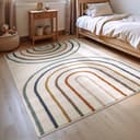 HANSE Home Kinderteppich Double Rainbow | Mehrfarbig