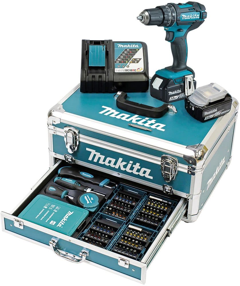 Makita Akku-Schlagbohrschrauber DHP482RFX9 | Mehrfarbig