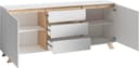byLIVING Sideboard Valentin | Weiß 5