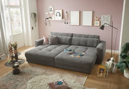 ED EXCITING DESIGN Big-Sofa Loveseat | Grau