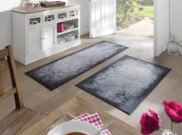 wash+dry by Kleen-Tex Fußmatte Shades of Grey | Grau