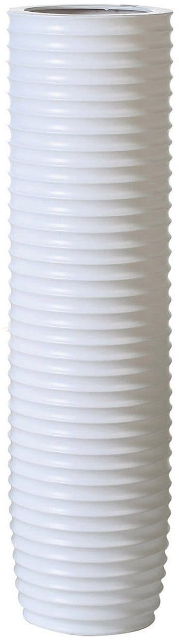 GILDE Bodenvase Gentle | Weiß