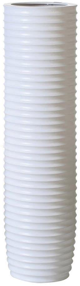 GILDE Bodenvase Gentle | Weiß