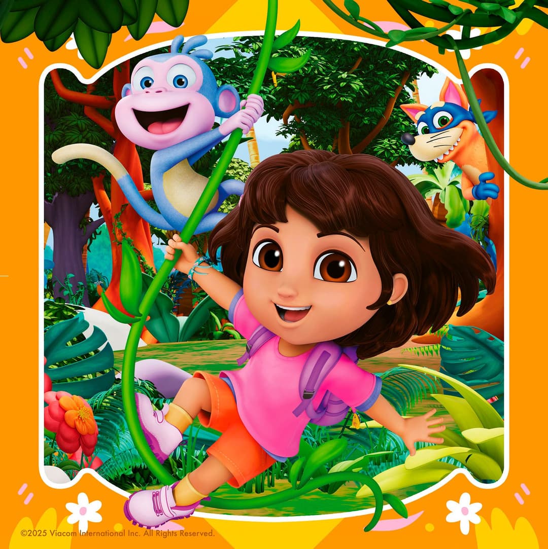 Ravensburger Puzzle 3x49, Dora the Explorer | Mehrfarbig