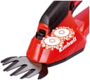 Einhell Akku-Gras- und Strauchscherenset GC-CG 18 Li-Solo | Rot 4